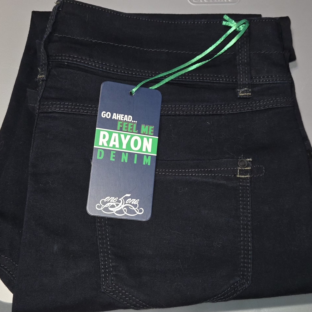 One 5 One Dark Blue Denim Stretch Jean